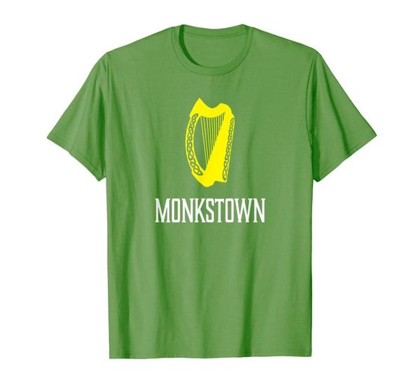 

men's t-shirts monkstown, ireland - celtic irish gaelic t-shirt, White;black