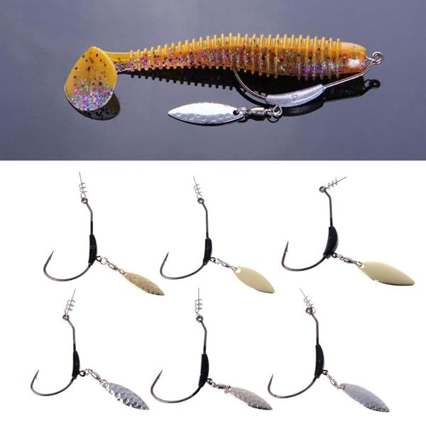 

fishing lures crank jigging hook metal spoon sequins with add weight lead tool hooks