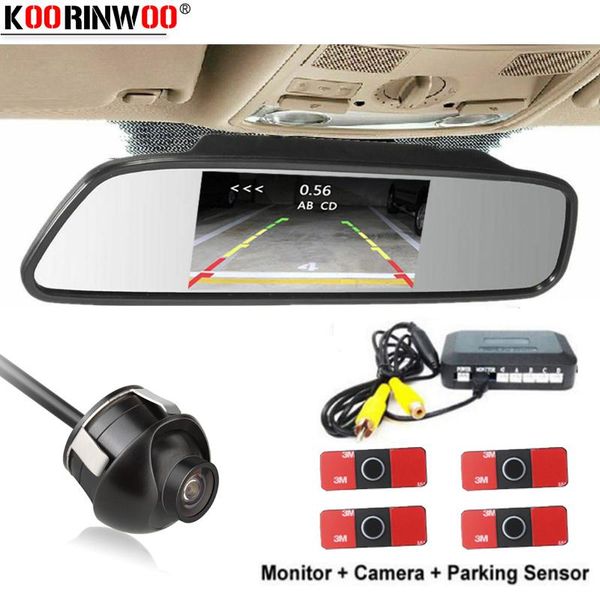 

car rear view cameras& parking sensors koorinwoo electromagnetic 13mm sensor 4 with monitor hd camera reverse radars system parkmaster video