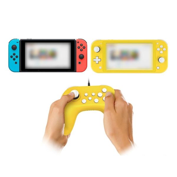

game controllers & joysticks 1.8m wired usb cable simple and easy pro controller joystick gamepad motor vibration for switch lite ns