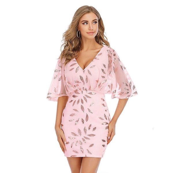 

luxury party evening dress perspective pink slim sequin dr's, Black;gray