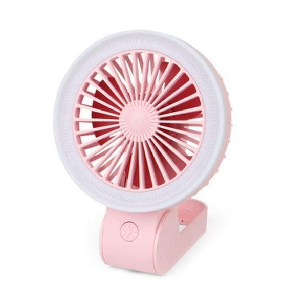 

electric fans hanging neck folding night light small fan usb rechargeable mute handheld