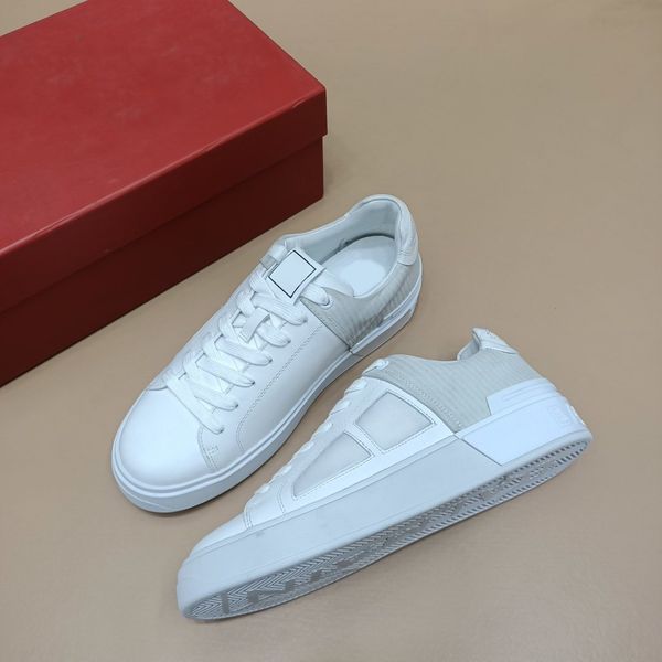 

2021s men's shoes scasual sneaker low-end sportswear imported cowhide non-slip wear outsole casual shoe with box and dust bag, Red;white