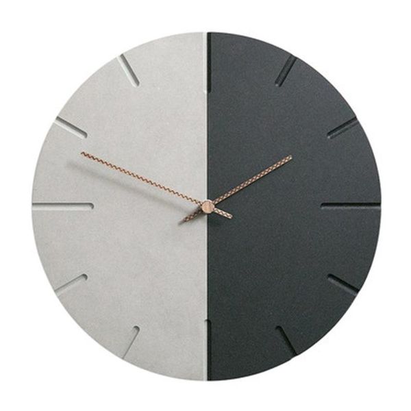 

wall clocks wood silent clock living room creative art modern decor nordic wandklok hout home decoration accessories 4c73