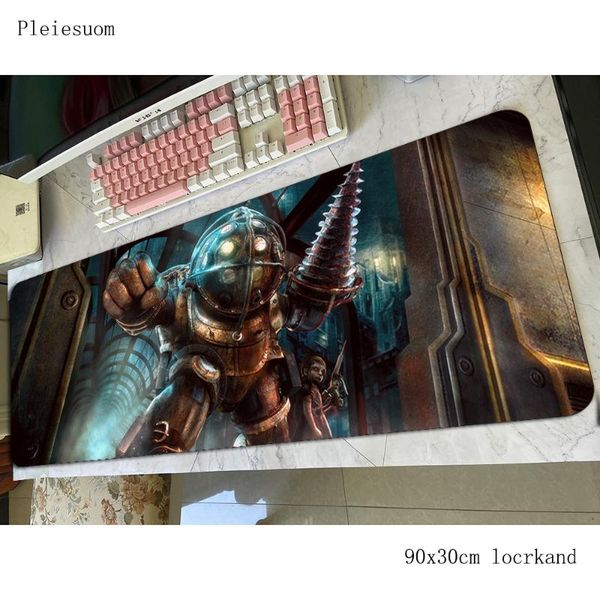 

mouse pads & wrist rests bioshock pad 90x30cm gaming mousepad anime domineering office notbook desk mat professional padmouse games pc gamer