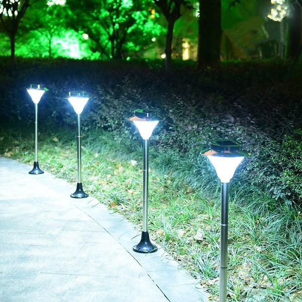 

lawn lamps modern waterproof led solar light garden lights decoration power panel wireless wall outdoor lighting