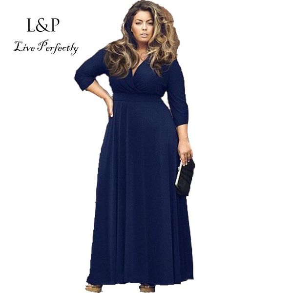 

casual dresses plus size 2021 solid long dress sleeve women party vestidos clothing 002, Black;gray