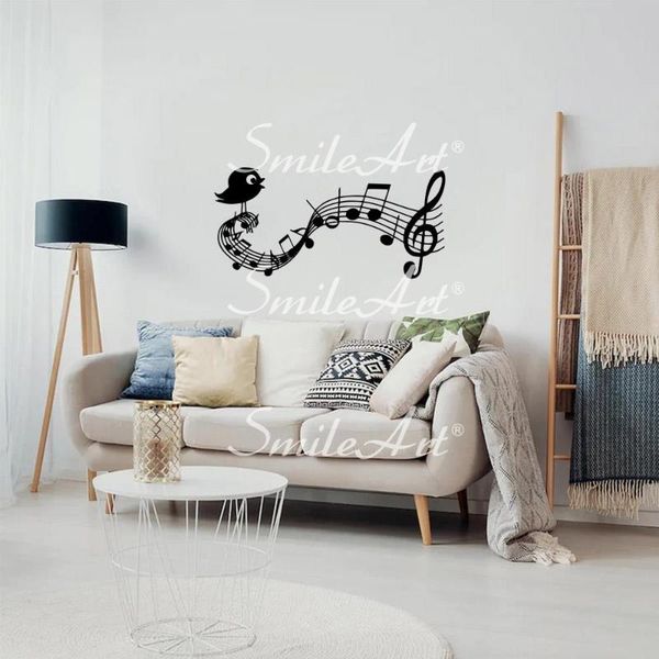 

wall stickers music decorative sticker home decor for kids rooms mural custom