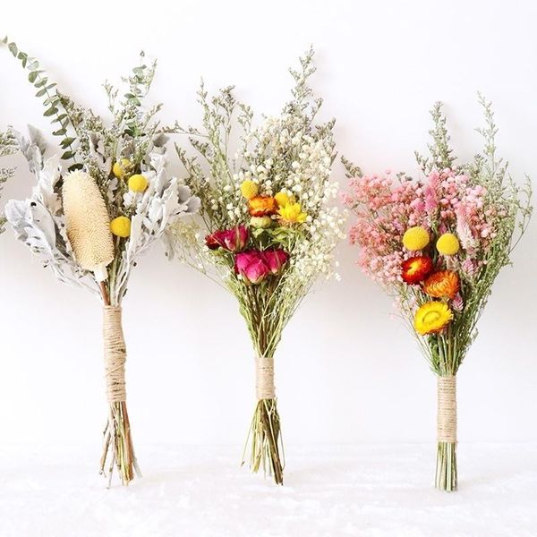

decorative flowers & wreaths natural dried bouquet flower wedding home decoration
