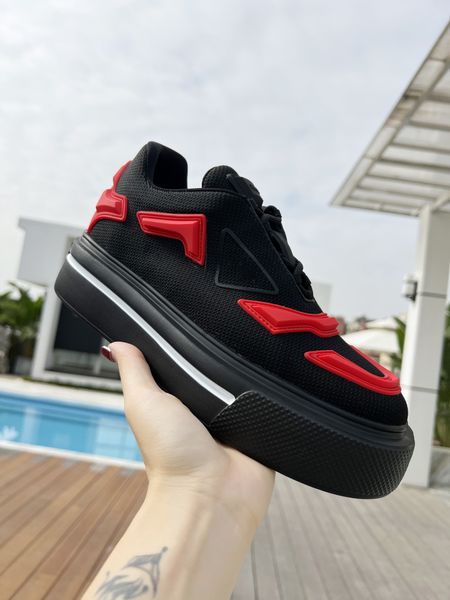 

designer socks casual shoes platform men mens woman shiny knit speed trainer runner sneaker sock shoe master 0702, Black
