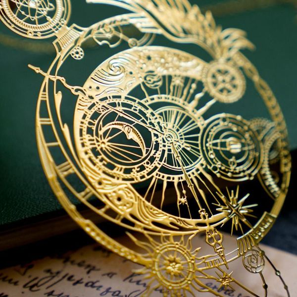 

bookmark forever universe cool hollow out metal book marker gift 110mm*75mm