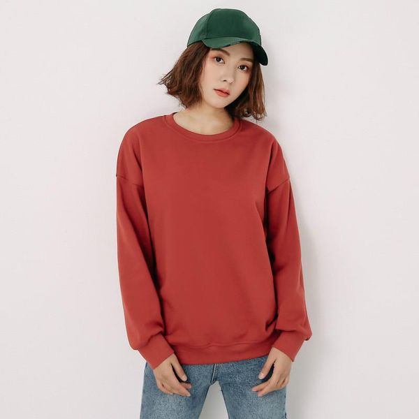 

women's hoodies & sweatshirts women red sport wear loose casual long sleeve pullover oversized hoodie ladies girls streetwear cute, Black