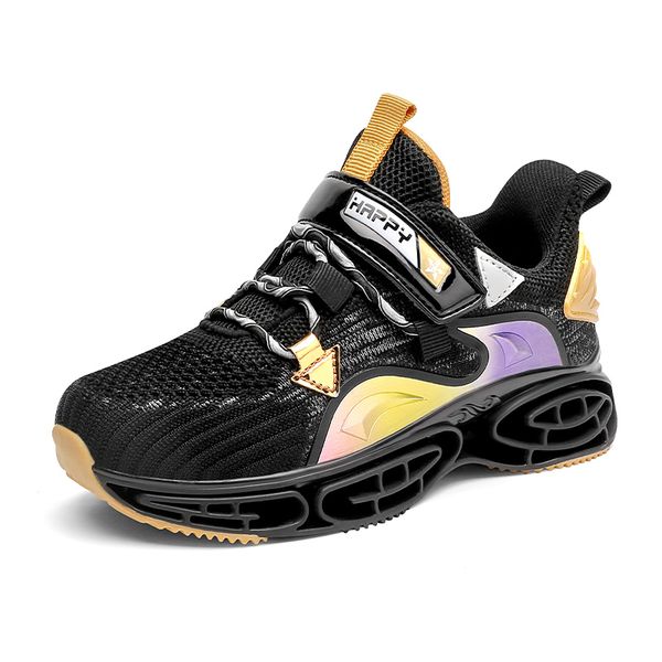 

spring and summer children sneakers child running shoes boys walking tennis sneakers infantil teenagers boys sport shoes, Black