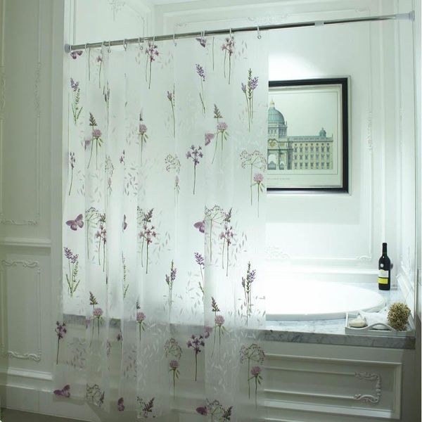 

waterproof 180*180cm mould proof eco-friendly washable bath decor shower curtain bathroom curtains