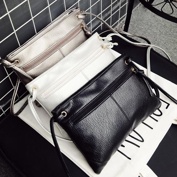 

cross body fashion women clutch messenger bags design girls ' pu leather lady handbags vintage small phone purse