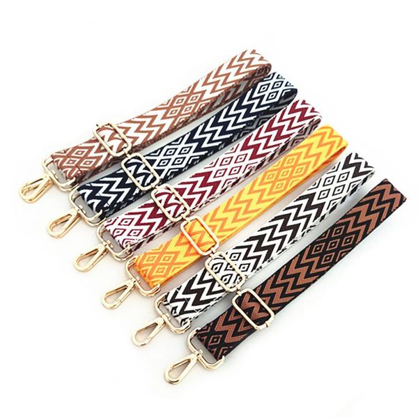 

bag parts & accessories colorful strap women shoulder crossbody belt adjustable wide part female messenger 130cm, Black