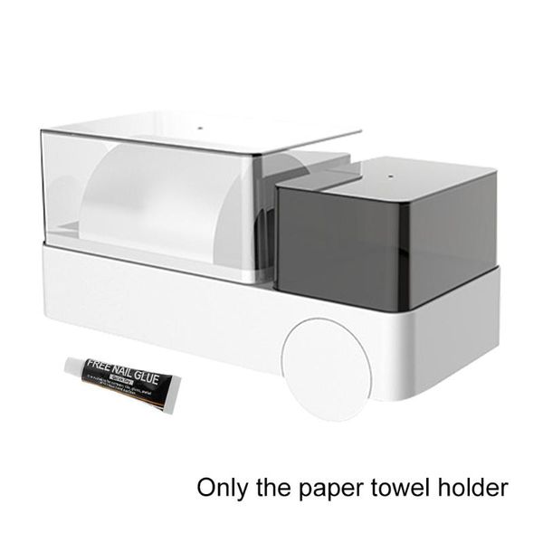 

toilet paper holders holder with small drawer storage for bathroom roll mobile phone waterproof abs wall-mounted punch-tissue box