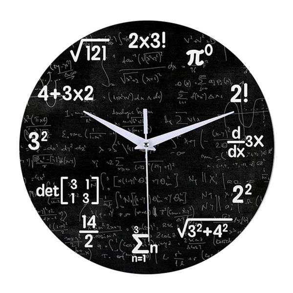 

wall clocks math clock,mathematics clock,for kids formulas icons clock classroom decor,gift for teacher