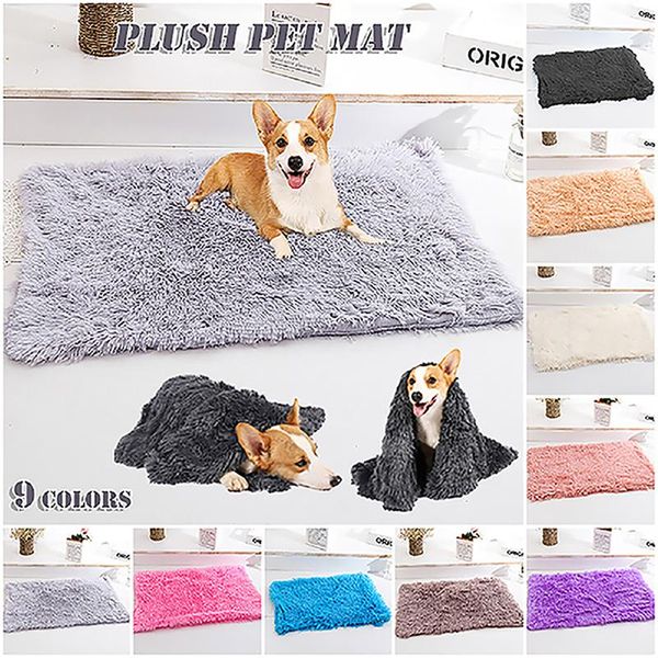 

dog pet carpet mat soft warm pashmina long plush suede anti-slip rug decor for home parlour living room kennels & pens