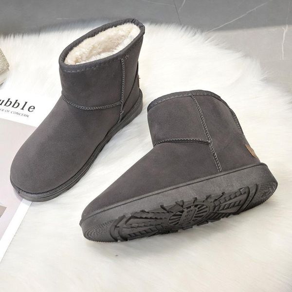 

boots whnb 2021 fashion snow australia classic ladies women's warm winter shoes, Black