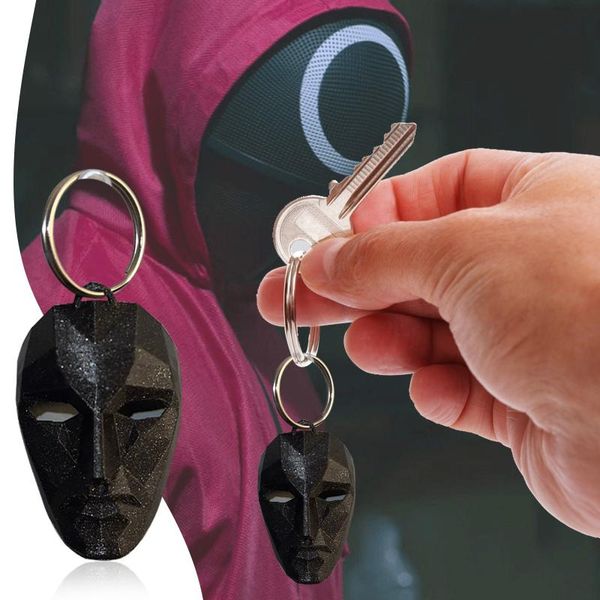 

decorative objects & figurines three shades keychain vendetta mask golden set of 1 key chain yard garden outdoor living decoration home deco