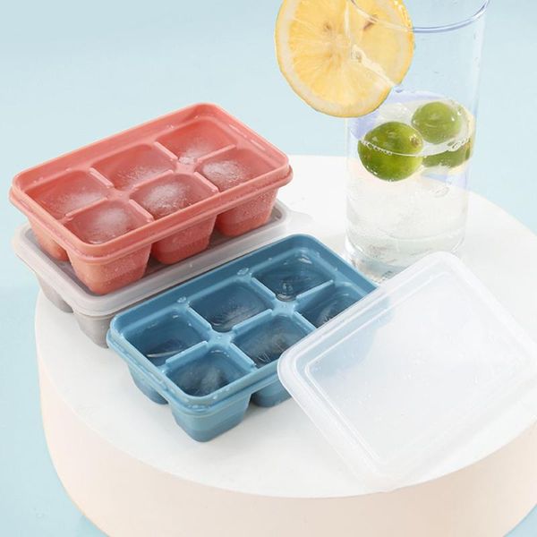 

silicone 15 grid grade ice tray home with lid diy cube mold square shape cream maker kitchen bar accessories baking moulds