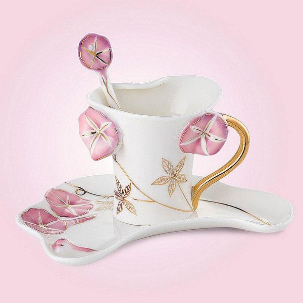 

cups & saucers european coffee cup saucer set simple personality creative ceramic tea british afternoon drinkware kitchen utensi