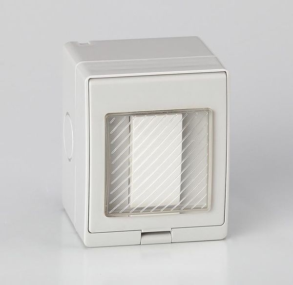 

smart home control ce certification waterproof dust-proof outdoor external wall switch 1 gang push button light and a doorbell