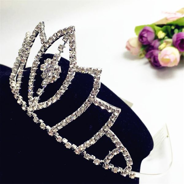 

crown hair accessories bride crown children's performance crown hair comb p studio headdress, Golden;silver