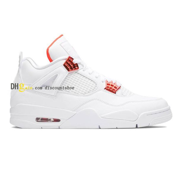 

mens 4 orange metallic basketball shoes 4s sneakers for sale us 7-13