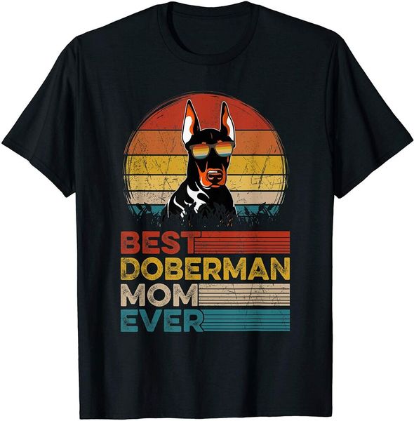 

dog vintage doberman mom ever gifts lover t-shirt size m-5xl, White;black