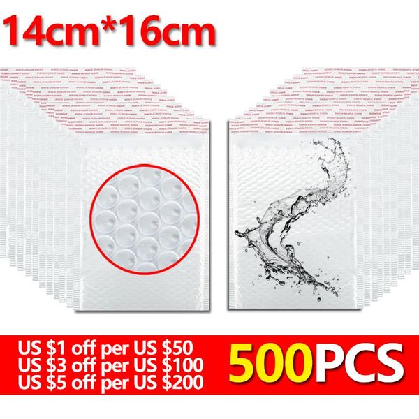 

storage bags 14x16cm 500pcs/lot white foam envelope self seal mailers padded bubble mailing packages bag