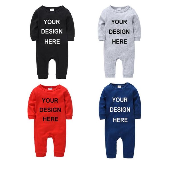 

footies 0-24m custom infant baby bodysuit personalized born jumpsuit onesie letters pos printed toddler roupas de, Blue