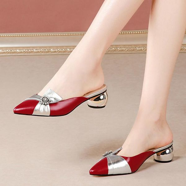 

women summer sandals wedge pumps fashion square mid high heel shoes lady casual slipper sweet party plus size, Black