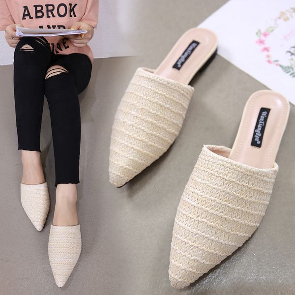 

slippers flat, low women's slippers, plain, soft rubber plain woven slippers for women e5e9, Black