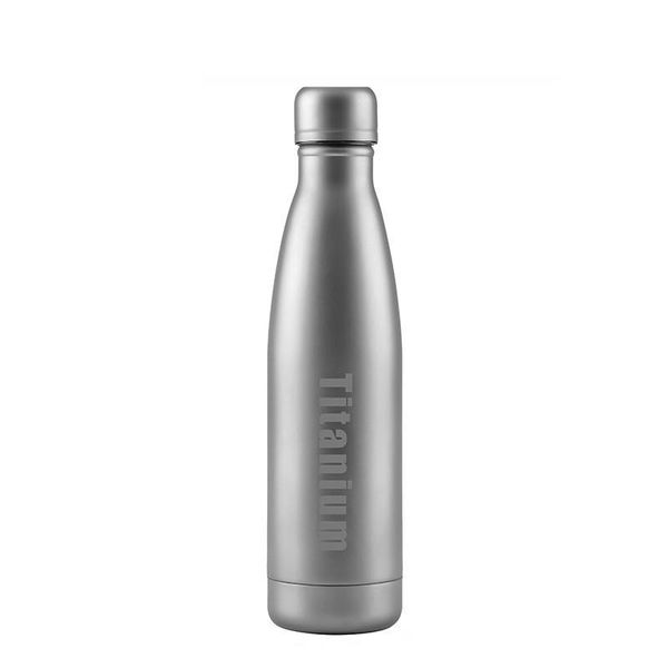 

tiliving pure titanium vacuum flask outdoor camping travel sports bottle car water cup coke double-layer 500ml