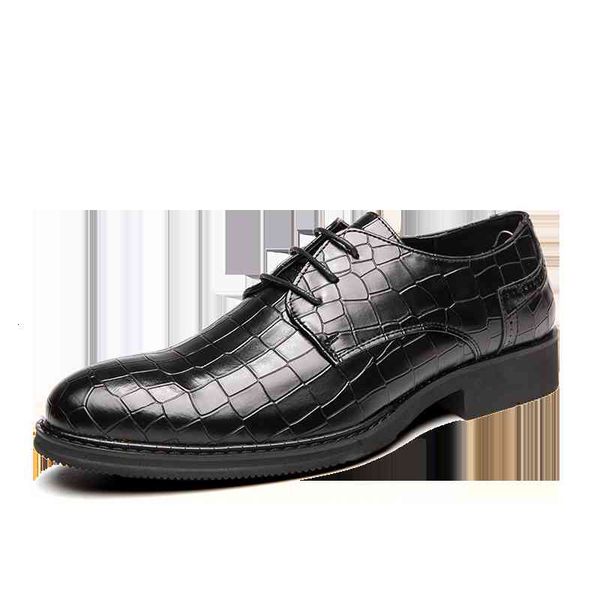 

dress shoes 2021 fashion shoes men lace up office business leather comfortable s casual formal wedding oxford for ooa4, Black