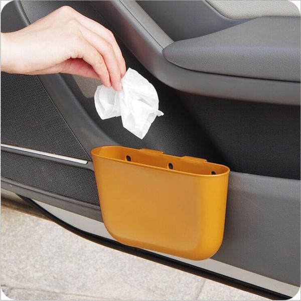 

car organizer moonbiffy garbage can trash dust case holder bin car-styling