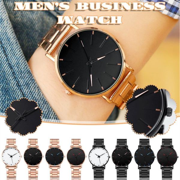 

wristwatches watches mens 2021 men's fashion style metal strap ultra-thin quartz watch party banquet belt relogio, Slivery;brown