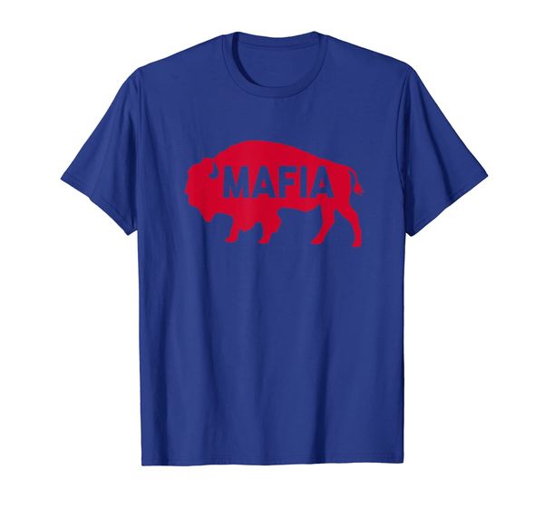 

modern buffalo mafia t-shirt, White;black