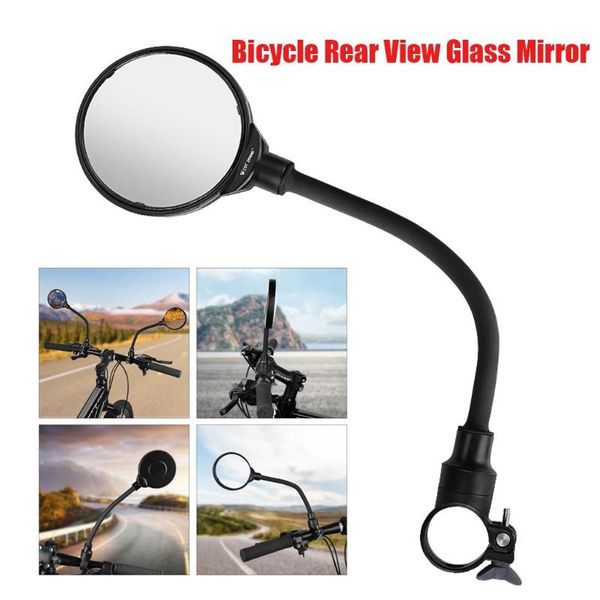 

bike groupsets mirror handlebar mount adjustable rotatable bicycle rear view glass for 22mm-32mm accessories