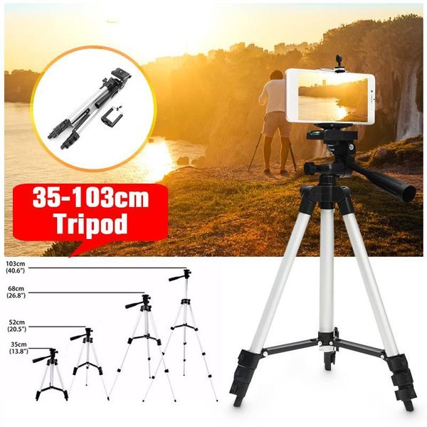 

professional foldable camera tripod smartphone holder stand 360 degree rotatable stabilizer aluminum with phone tripods