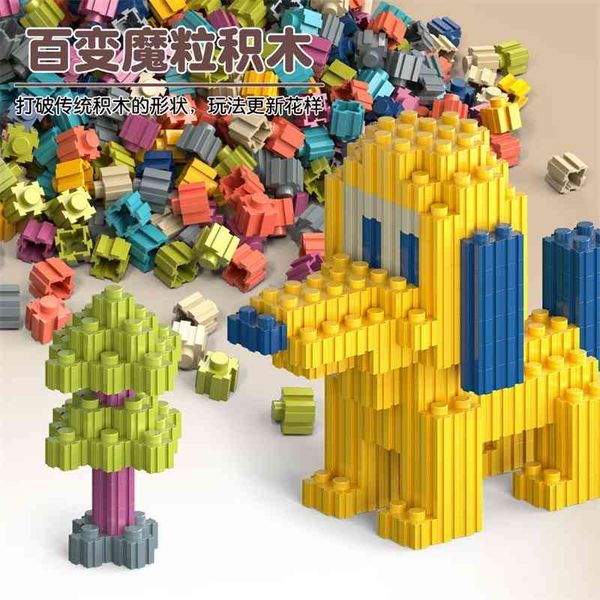 

children's intelligence development series three-dimensional splicing large particle creative building block toys compatible with lego