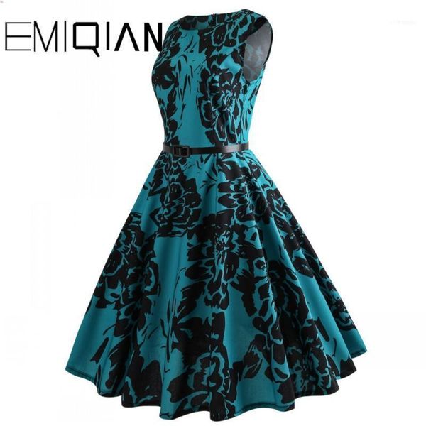 

fashion women sleeveless flower print banquet dress simple knee length floral homecoming dress1, White;black