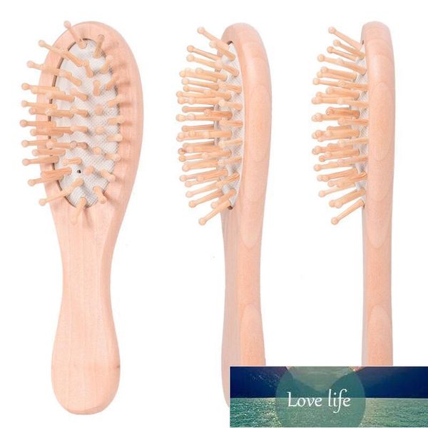 Setole di bambù Districante Spazzola per capelli in legno Spazzola per capelli ovale bagnata o asciutta 16 * 4,5 * 3 cm per donna Uomo e bambino OWE1980 Prezzo di fabbrica design esperto Qualità Ultimo stile