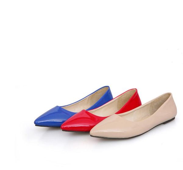 

women's shoes in spring and autumn flat bottom pointed end @208, Black