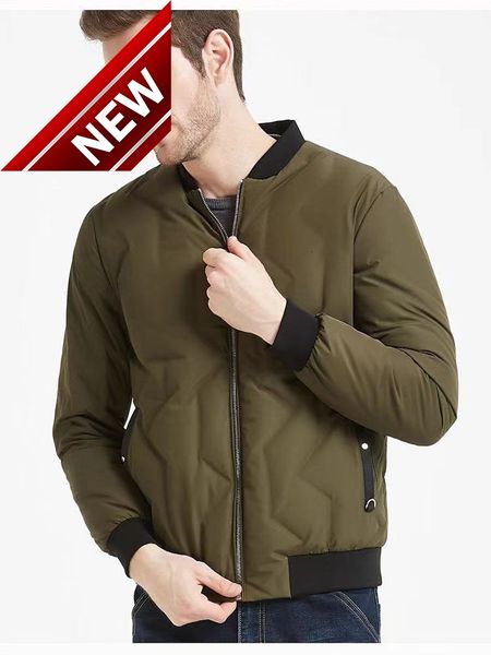 

men's winter warm down jacket trench coat autumn water and windbreaker jackets overcoat parka men, Black