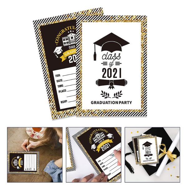 

greeting cards 20pcs graduation party invitation 2021 celebration favors