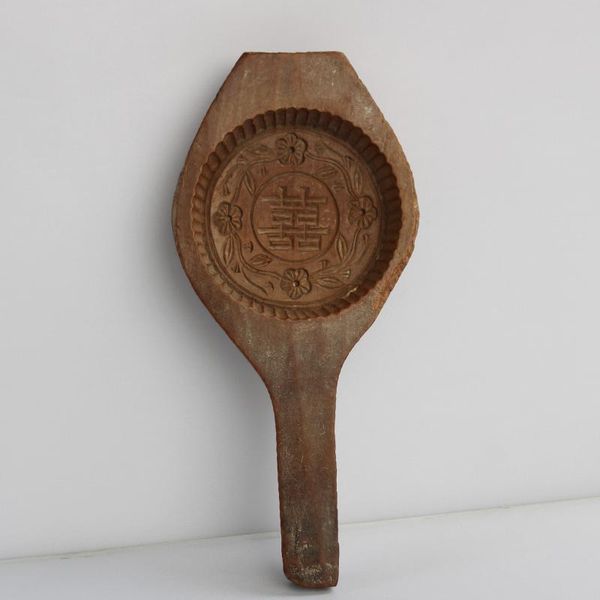 

decorative objects & figurines old moon cake mould, wood table accessory