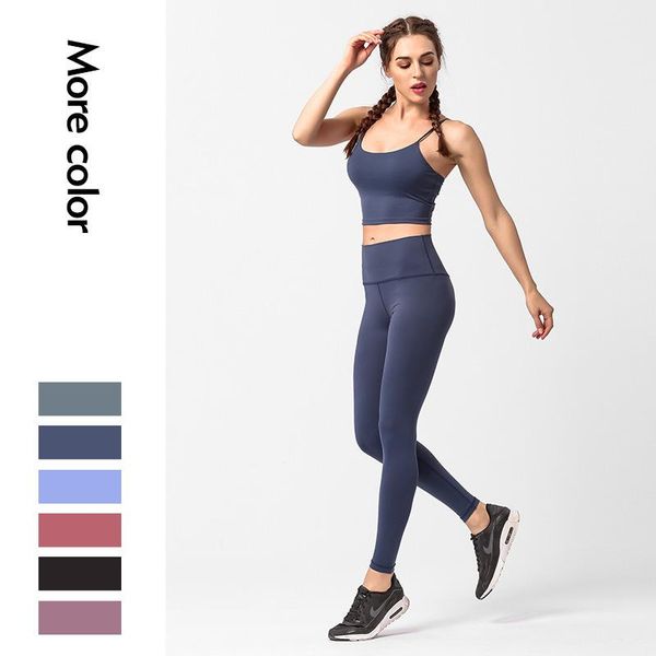 

yoga outfit set leggings women fitness suit for clothes high waist gym workout sportswear sports clothing